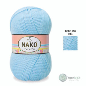 LANA NAKO BEBE 100 214 CELESTE 100G 260M