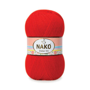 LANA NAKO BEBE 100 207 ROJO 100G 260M