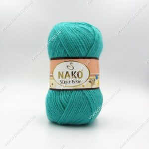 LANA NAKO SUPER BEBE 3377 TURQUESA OSCURO 50G 180M