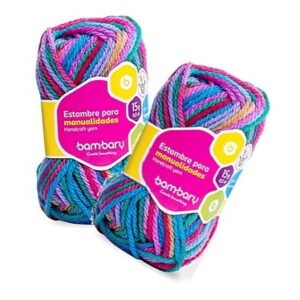 LANA ESCOLAR TRICOLOR BAMBARY 990 NEONES 15g