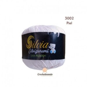 LANA SILVIAGURUMI 3002 PIEL 100g X 350m ( LOOK ALGODON )