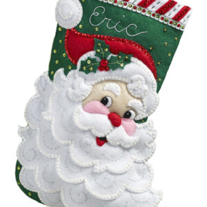 BUCILLA KIT BOTA DE FIELTRO CARA SANTA