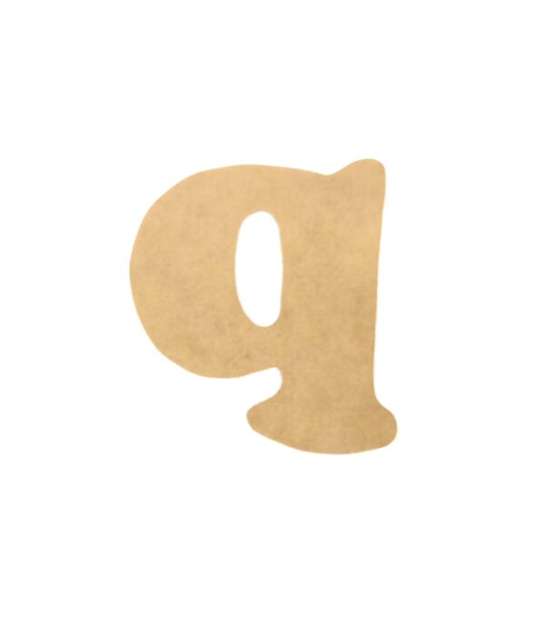 Rayher Lettera Q In MDF, Bianca, 11 Cm, Spessore 2 Cm, Per Decorazioni Fai Da Te, Scritta Personalizzata, 62668000