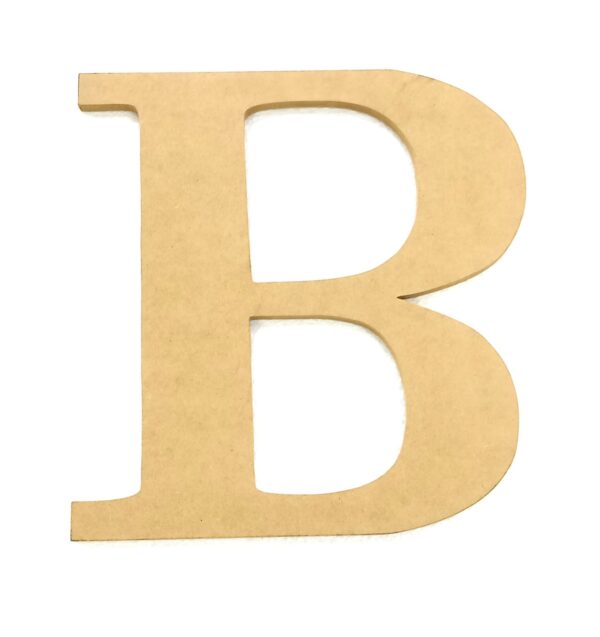 LETRAS MDF GRANDE B 3/8 30CM