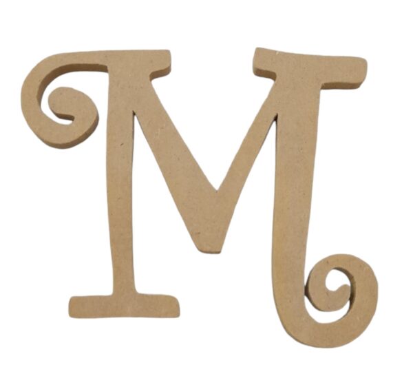 LETRA MDF GOTICAS M 3/8 15CM