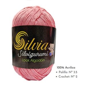 LANA SILVIAGURUMI 3202 FUCSIA CLARO 100g X 350m ( LOOK ALGODON )