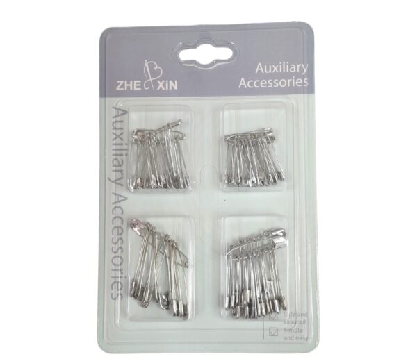 GANCHOS PLATEADOS P/ROPA 80PZS ( 52504 )( ZX155049 )