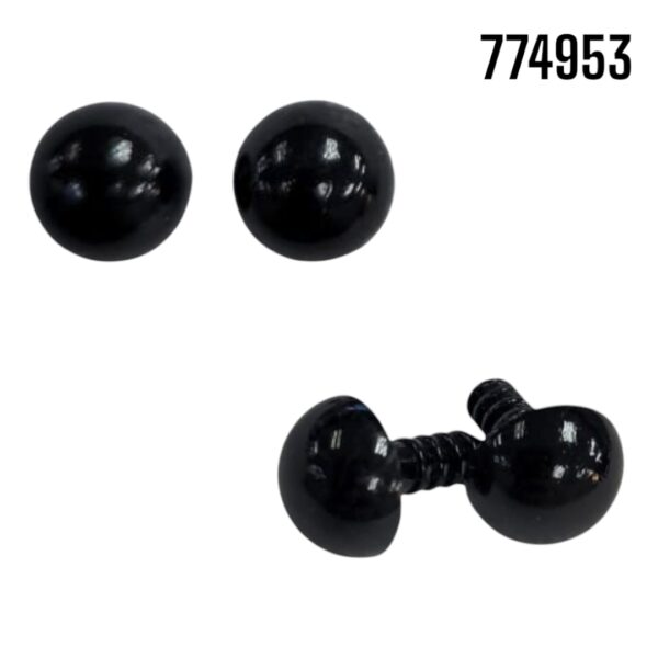 OJITOS NEGROS DE TORNILLO GRANDE 2 PARES
