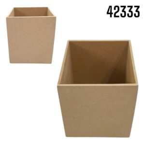 CAJA CUBO MDF 9 X 9 X 10 1/8