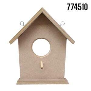 CASITA PAJARERA FACHADA MDF