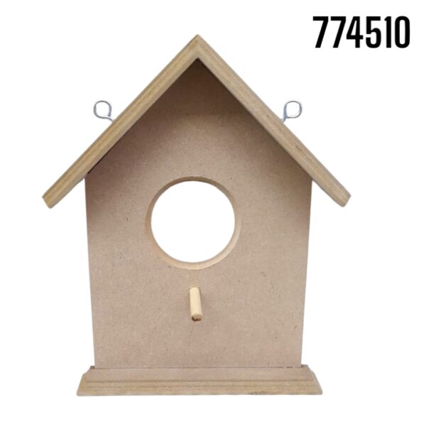 CASITA PAJARERA FACHADA MDF