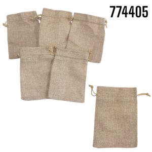 BOLSA DE BRIN PEQUENA 6pz 3.5 x 5.5pulg 774405 (ED007032)