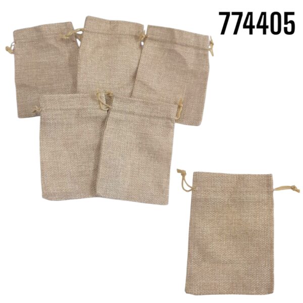 BOLSA DE BRIN PEQUENA 6pz 3.5 x 5.5pulg 774405 (ED007032)