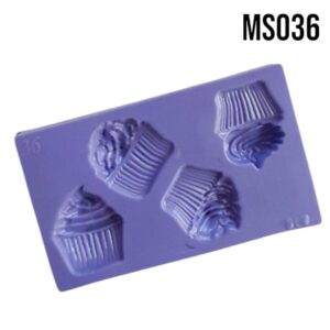 MOLDE DE SILICON CUPCAKES CHICOS