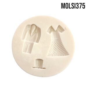 MOLDE DE SILICON FLEX 7CMS DEDONDO TRAJES