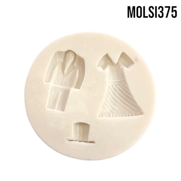 MOLDE DE SILICON FLEX 7CMS DEDONDO TRAJES