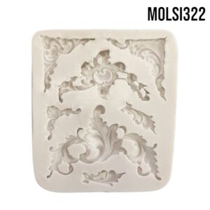 MOLDE DE SILICON FLEX 10X11CMS ROCOCO