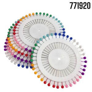 ALFILERES RUEDA PERLAS COLORES