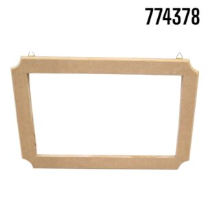 MARCO MDF C/ORILLA LABRADA 57 X 37 X 5/8
