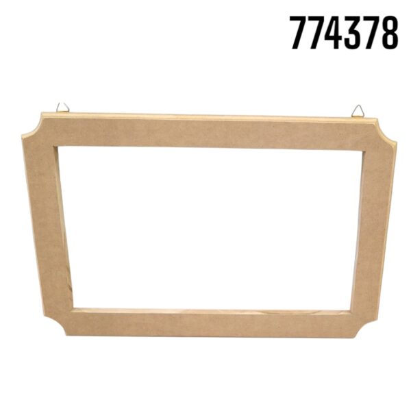 MARCO MDF C/ORILLA LABRADA 57 X 37 X 5/8