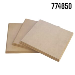 BASE CUADRADA MDF 30CM 5/8 C/ORILLA LABRADA