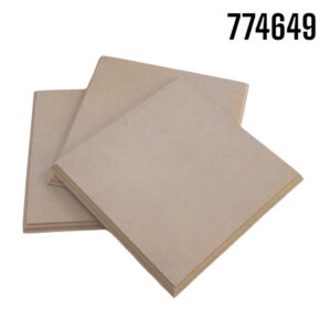 BASE CUADRADA MDF 25CM 5/8 C/ORILLA LABRADA