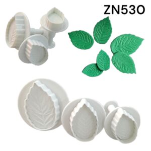 CORTADOR FONDANT HOJA PEQUENA 3PZAS