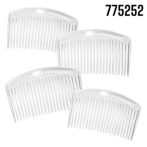 PEINETA PLASTICA MEDIANA 4PZA 8CM ( 3057 )