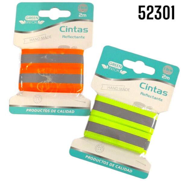 CINTA REFLECTANTE 2CMX2M