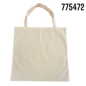 BOLSA DE MANTA 40X40CM MANUALIDADES SIN SERIGRAFIA