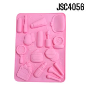 MOLDE DE SILICONE P/CHOCOLATE COSMETICOS 16 ESPACIOS