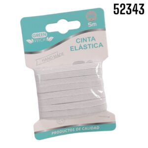 ELASTICO BLANCO 5MM X 5MT