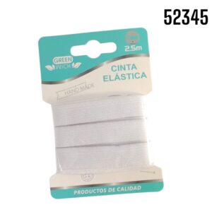 ELASTICO BLANCO 15mmX2.5m