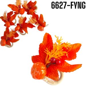 SERVILLETERO CALABAZA 6PZAS