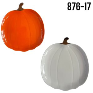 PLATO PLANO CALABAZA LOZA