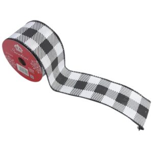 CINTA CUADROS NEGRO Y BLANCO 8x8x6.8cm