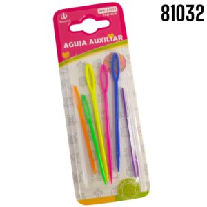 AGUJA CAPOTERA PLASTICA 7cm/9cm 6PZAS