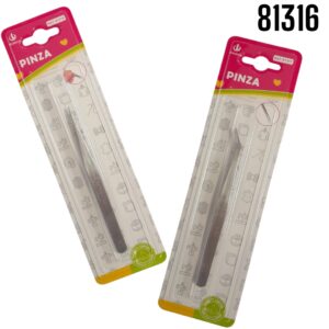 PINZA PUNTA RECTA/CURVA METALICA ( 81317 )