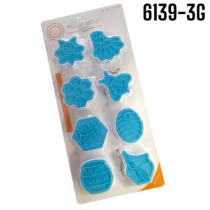 CORTADOR DE GALLETA ABEJA 8PZAS