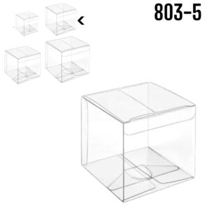 CAJA DE ACETATO 8X8X8CM 10PZAS
