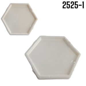 BASE EXAGONAL BLANCA 24.5cm