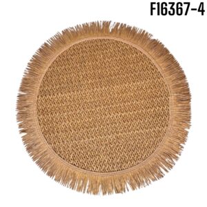 INDIVIDUAL TELA REDONDO CAFE