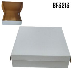 CAJA PARA PASTEL 36X36X10CM BLANCA ( 14 PULG. ) ( 7833 )