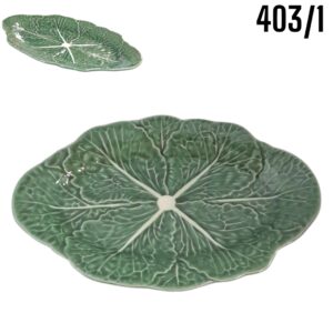 BANDEJA OVALADA PEQ. REPOLLO LOZA