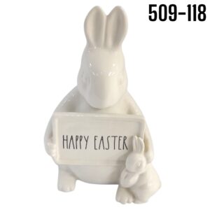 ADORNO CONEJO LOZA HAPPY EASTER