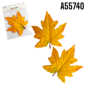HOJAS OTONO ARTIFICIAL 15cm 2 PIEZAS