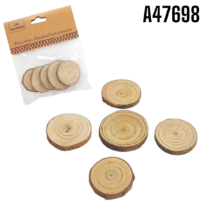 RODAJAS DE MADERA 5 PIEZAS