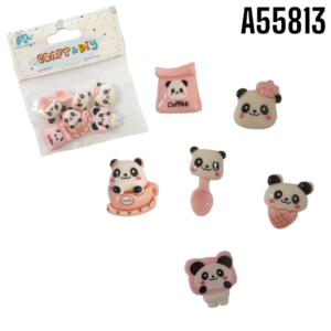 FIGURITAS PARA MANUALIDADES 6 PIEZAS