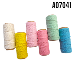 CUERDA DE ALGODON DE COLORES