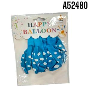 GLOBOS CON NUBES 6 PIEZAS